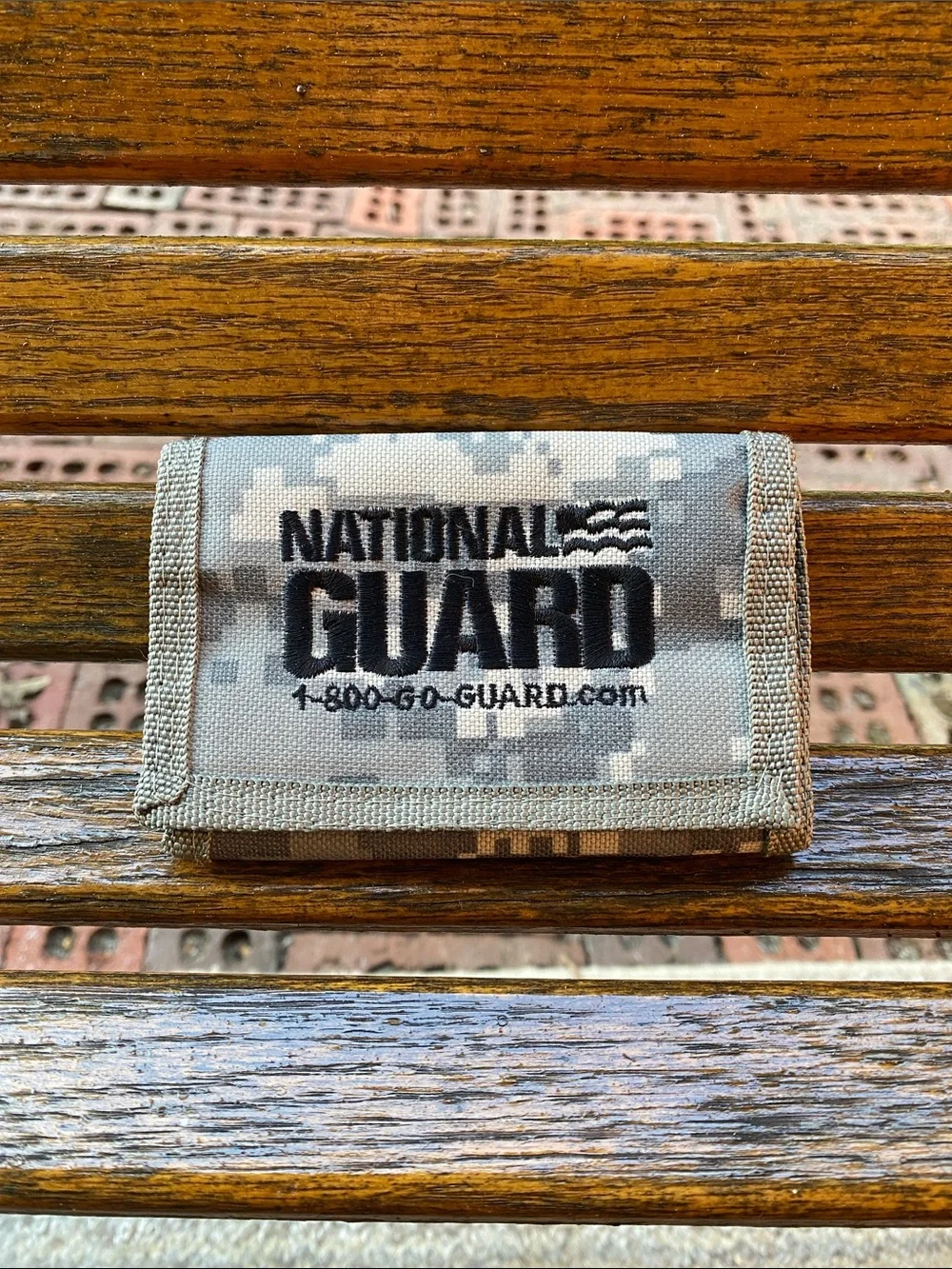 National Guard Digicamo trifold tactical nylon wallet